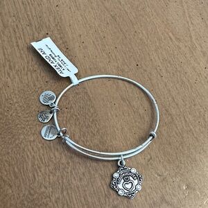 Alex and Ani Silver Goddaughter Charm Bracelet